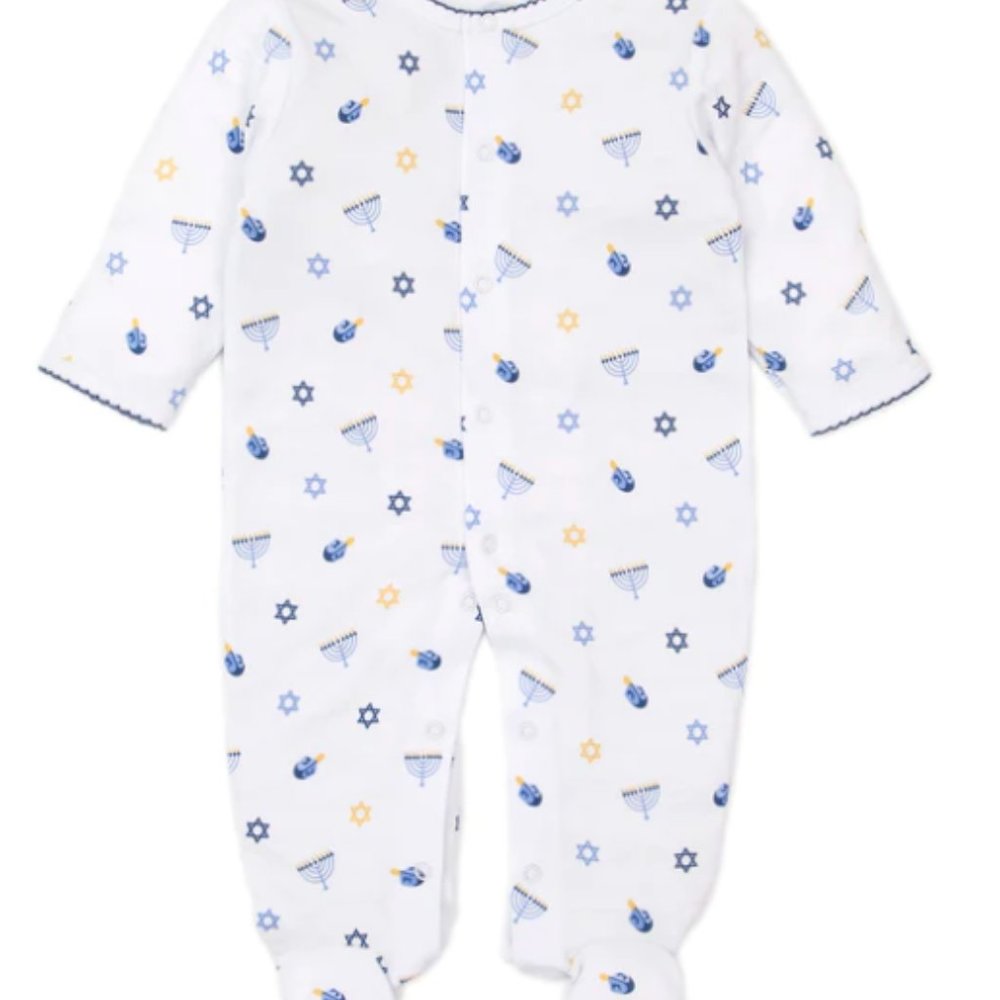 NWT - Kissy Kissy Hanukkah Onesie Footie - 6-9 months